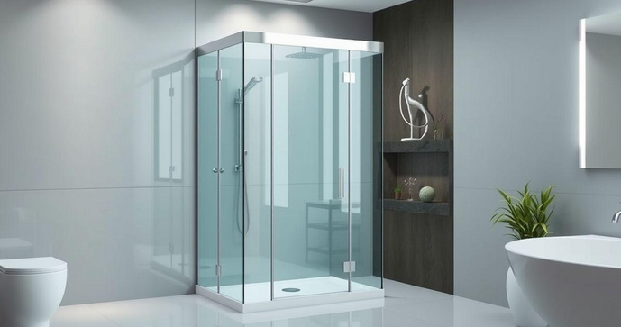 Box de vidro incolor transforma seu banheiro com elegância e funcionalidade